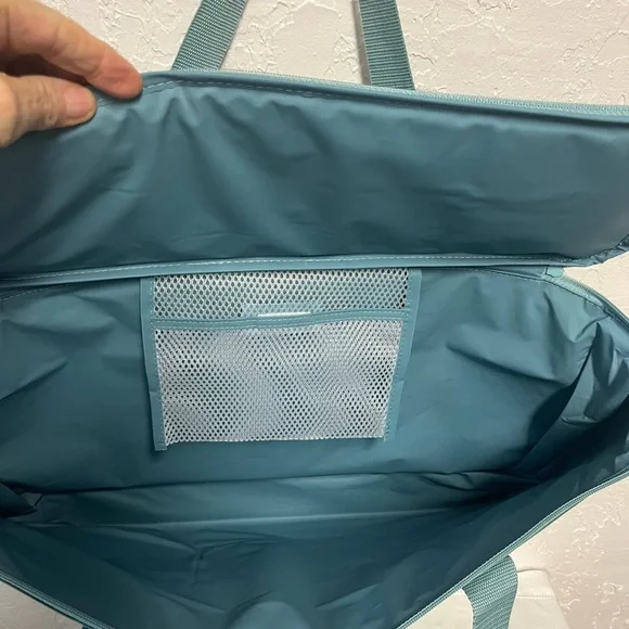 Trader Joe's Teal Logo LARGE Insulated Tote Bag NEW!! - Picture 2 of 11